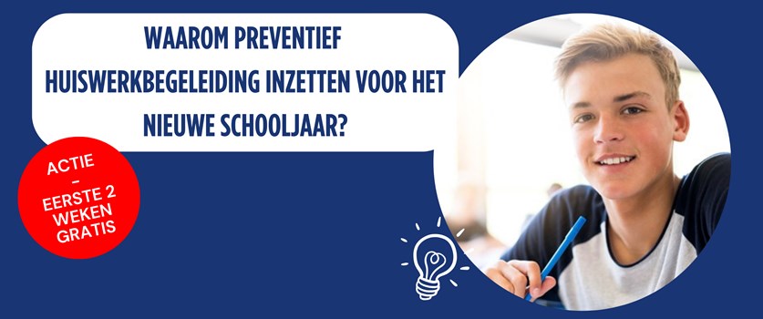 Waarom preventief huiswerkbegeleiding inzetten in het nieuwe schooljaar?